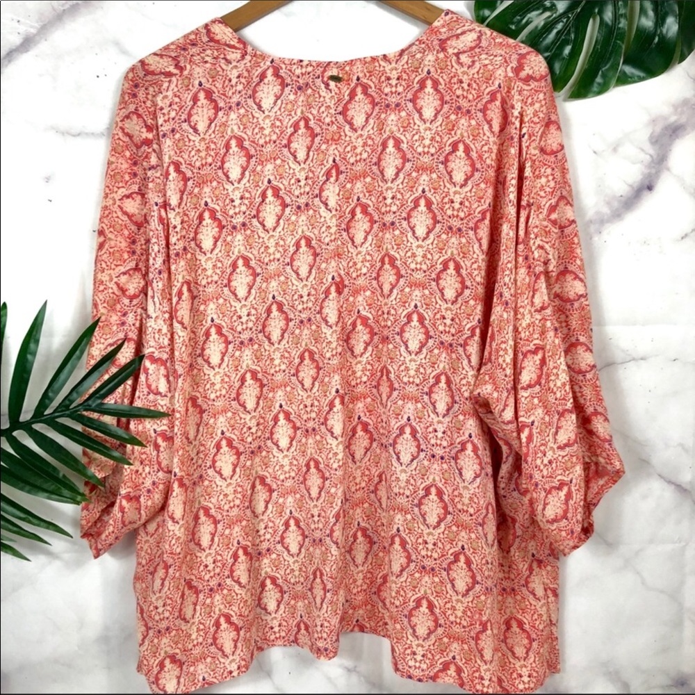 O’Neill Pink Olive Paisley Kimono | Size Small - Picture 4 of 8